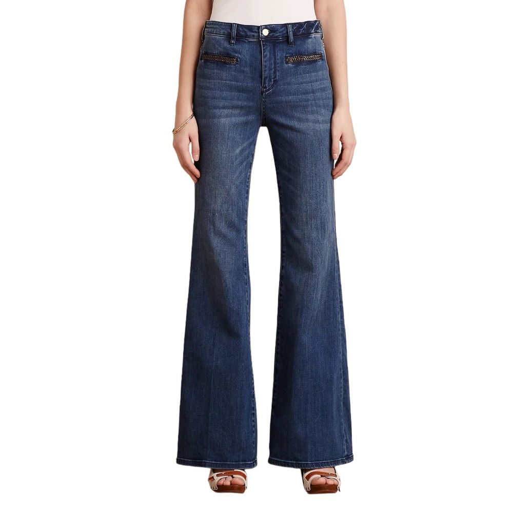 Anthropologie Pilcro And The Letterpress Stet Flare Jeans Size 30